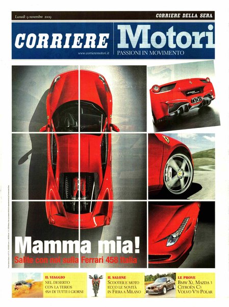 Corriere motori : supplemento settimanale di auto, moto e nautica del Corriere della sera